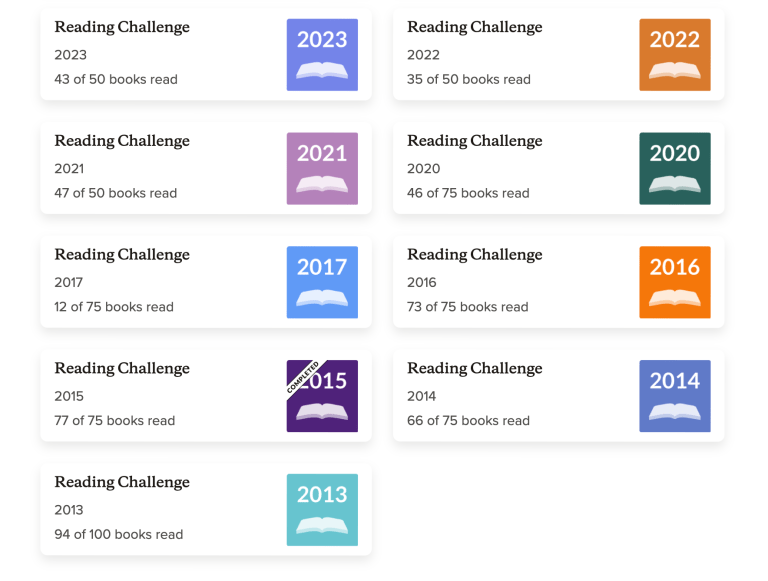 Goodreads Challenges